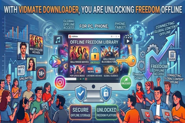With VidMate Downloader, You Are Unlocking Freedom Offline