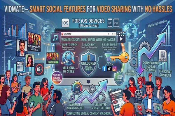 Vidmate – Smart Social Features for Video Sharing with No Hassles